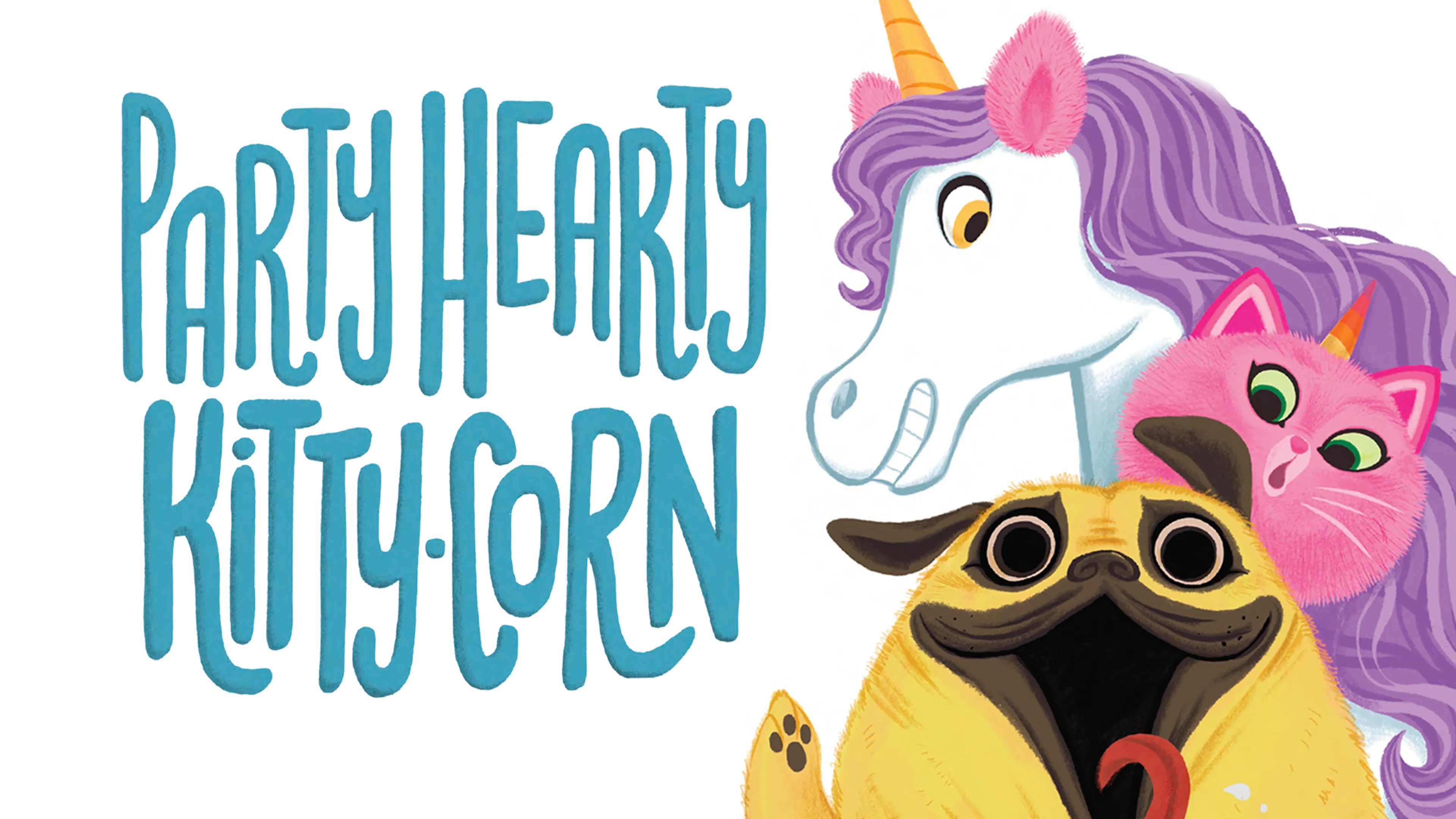 Party Hearty Kitty-Corn poster